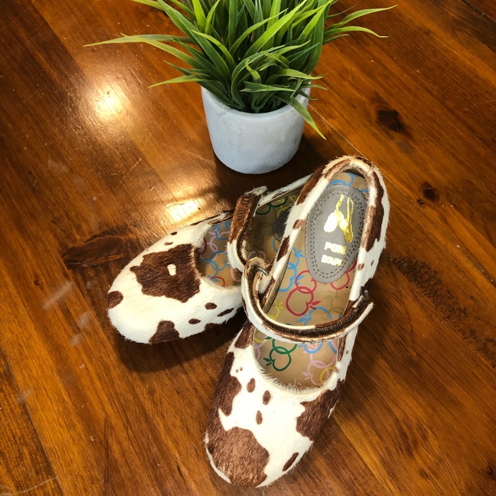 POM D’API calf hair ballet shoes